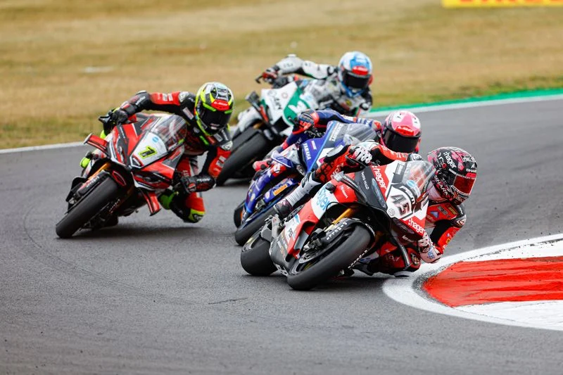 ZYN British Superbike Championship racing at Brands Hatch