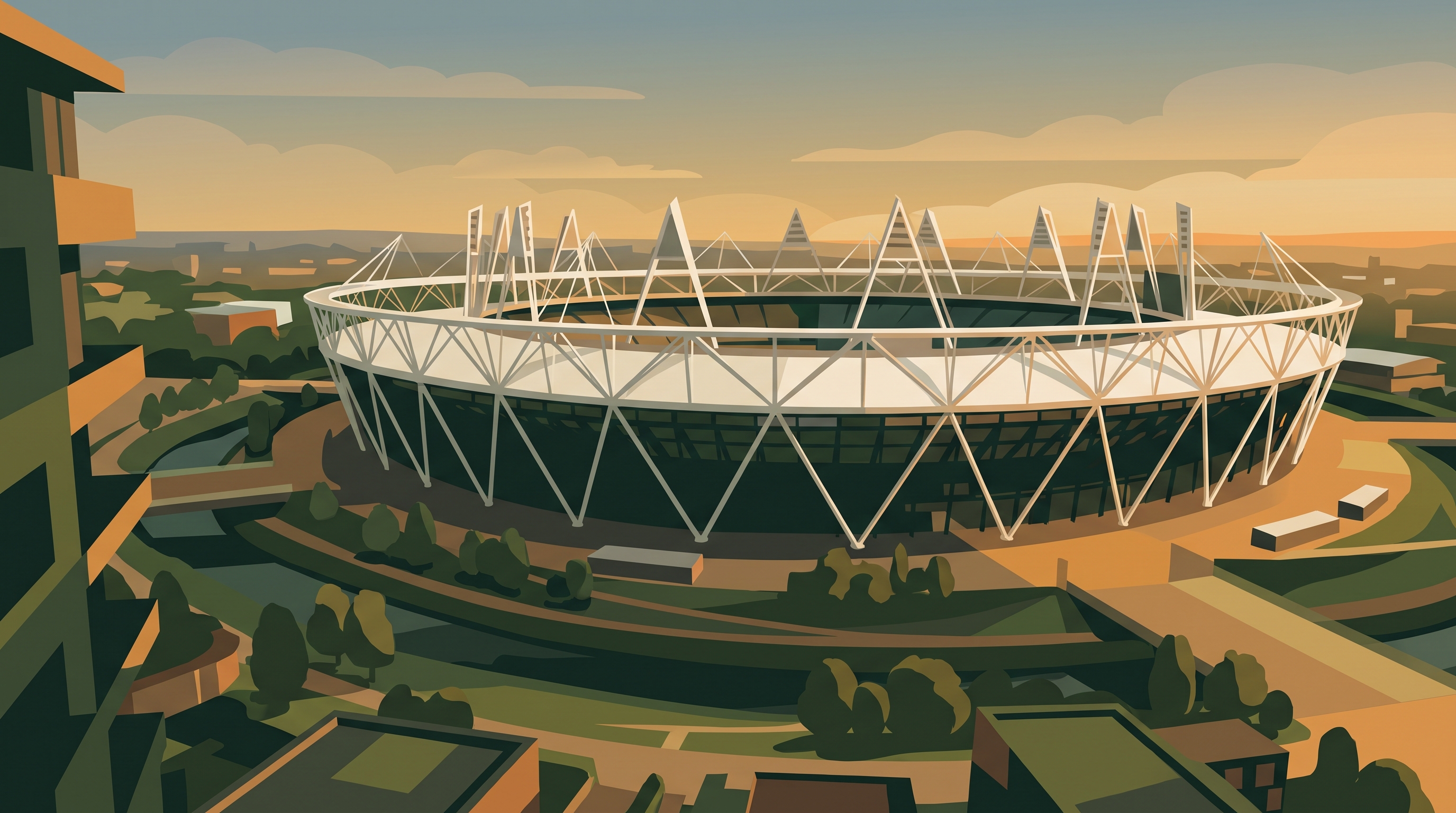 London Stadium in Stratford, home of West Ham United
