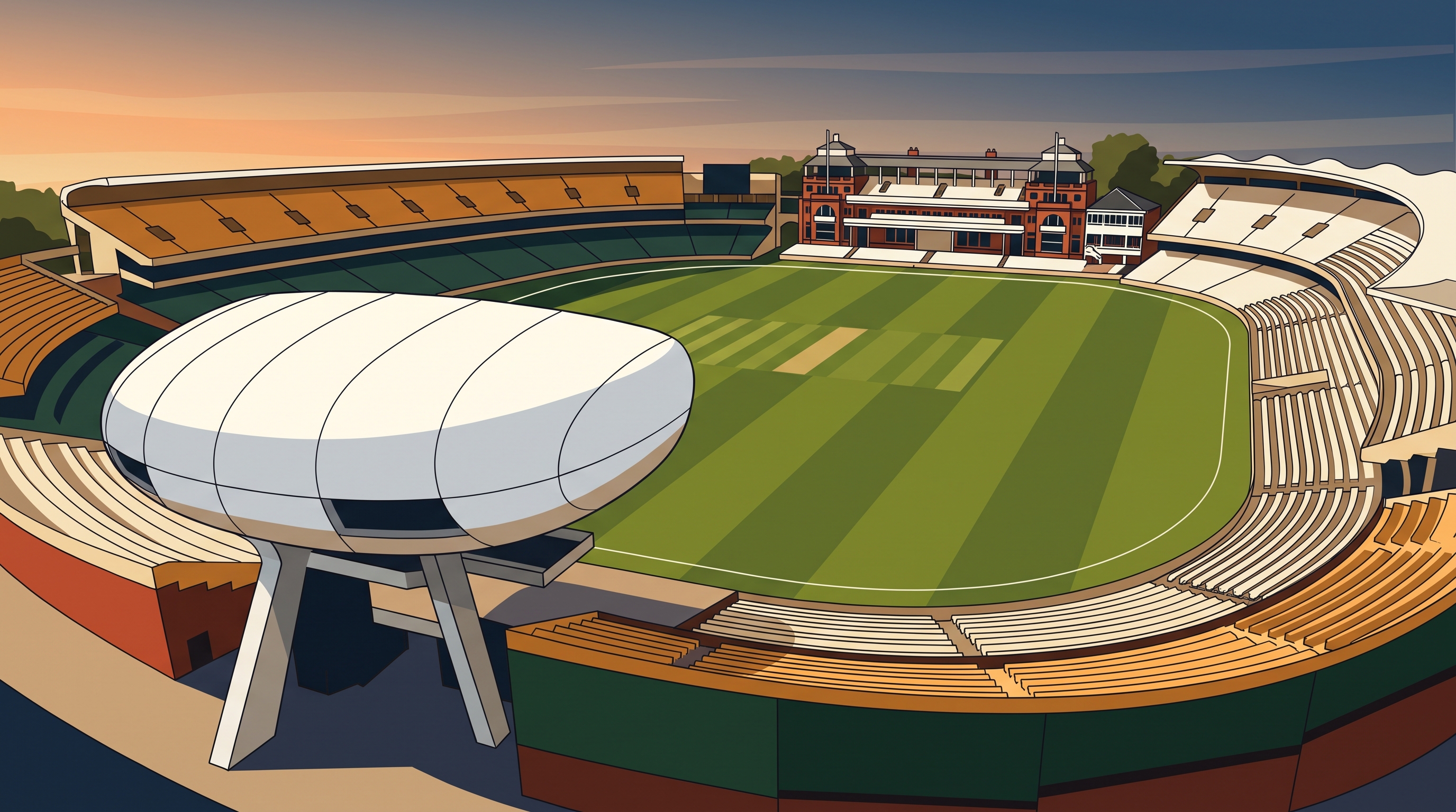 Lord's Cricket Ground, home of Middlesex and the spiritual home of cricket